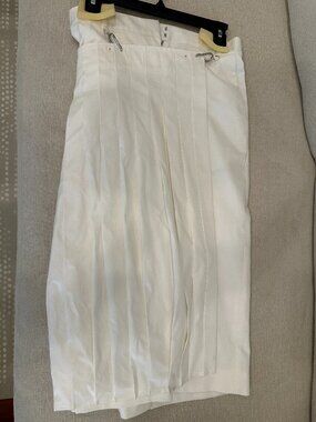 Tibi Chino Convertible Pleated Skirt (Retail price: $745.00)